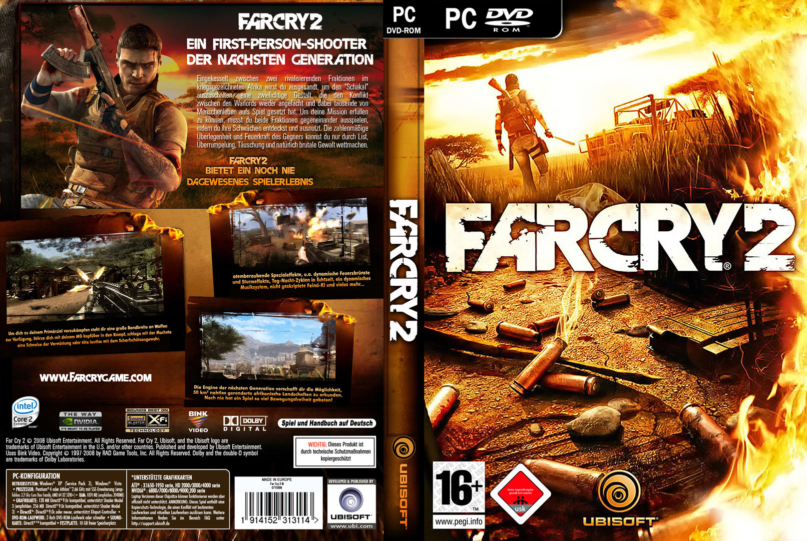 Far Cry 2 - DVD obal 2