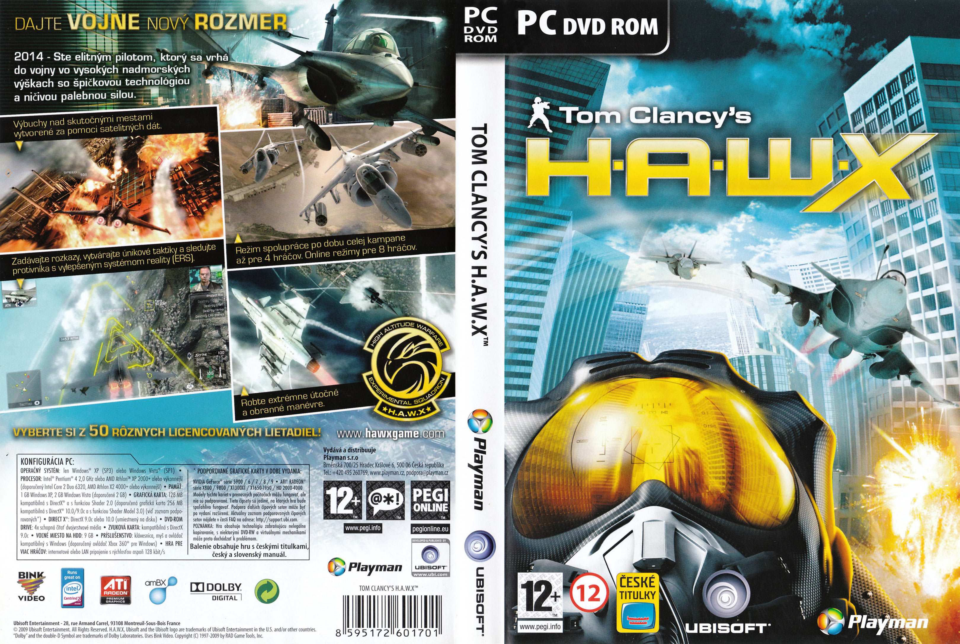 Tom Clancys H.A.W.X. - DVD obal