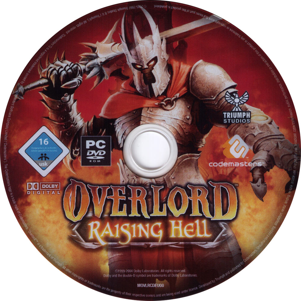 Overlord: Raising Hell - CD obal