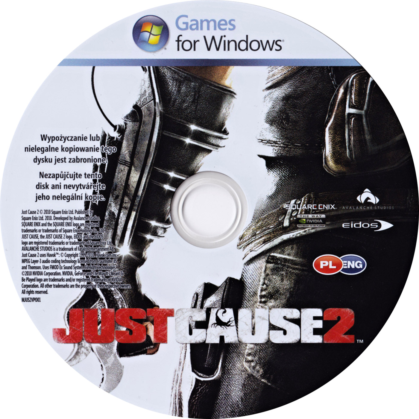 Just Cause 2 - CD obal