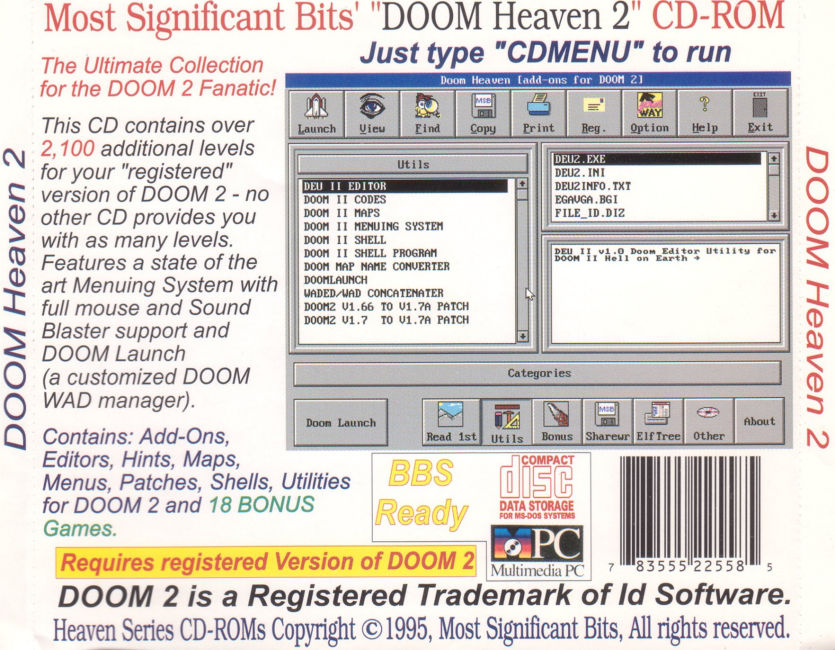 Doom Heaven 2 - zadn CD obal