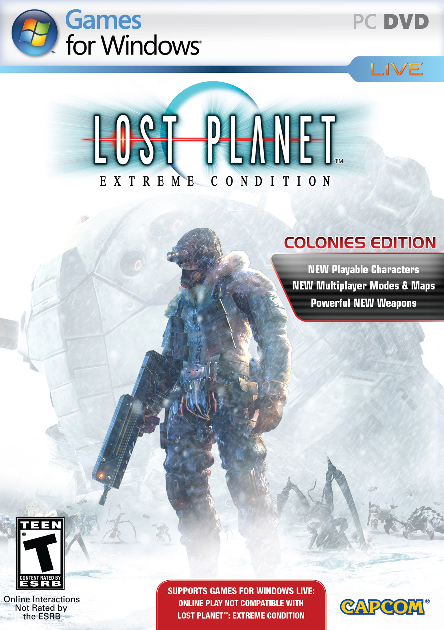 Lost Planet: Colonies - predn DVD obal
