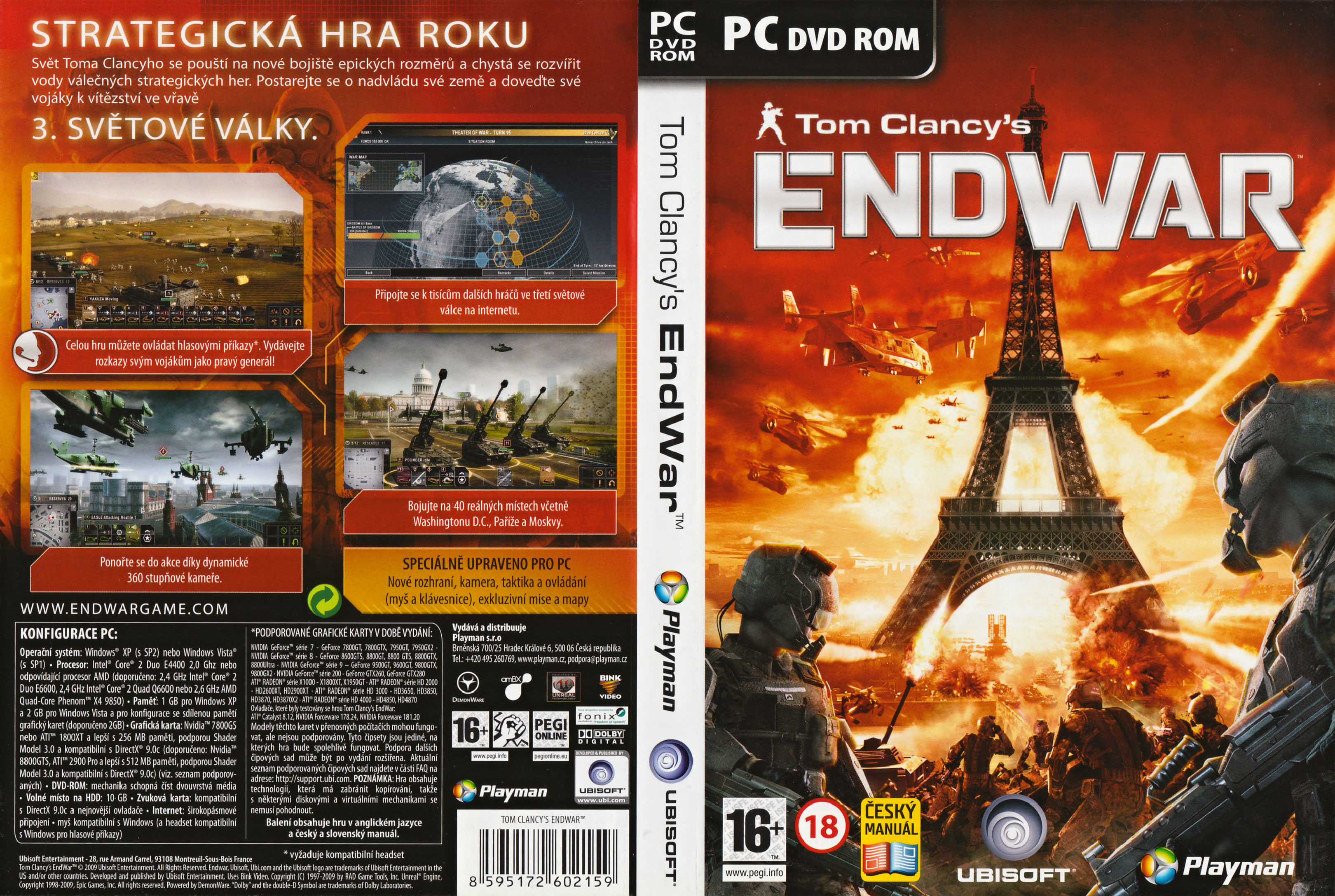 Tom Clancy's EndWar - DVD obal 2