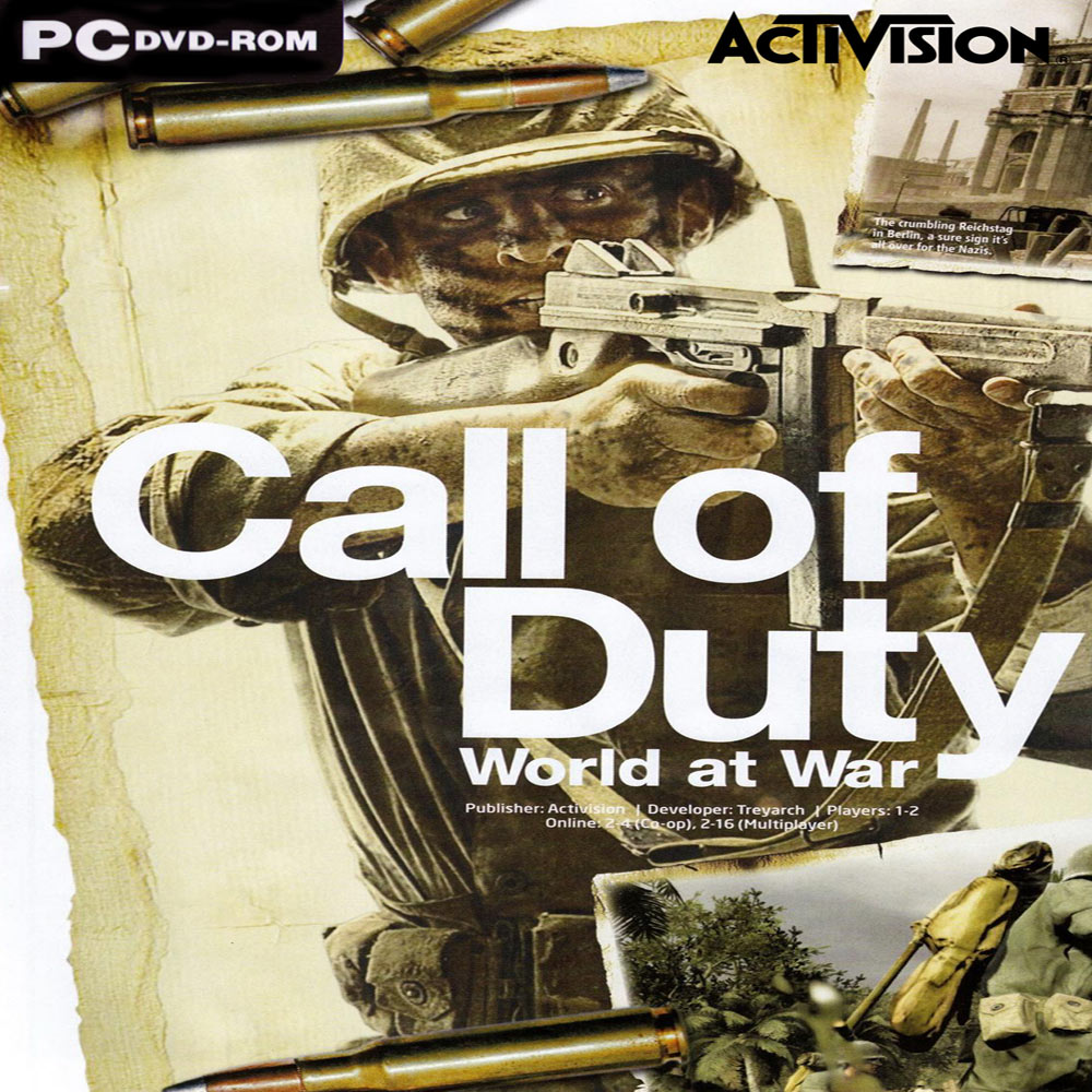 Call of Duty 5: World at War - predn CD obal 2