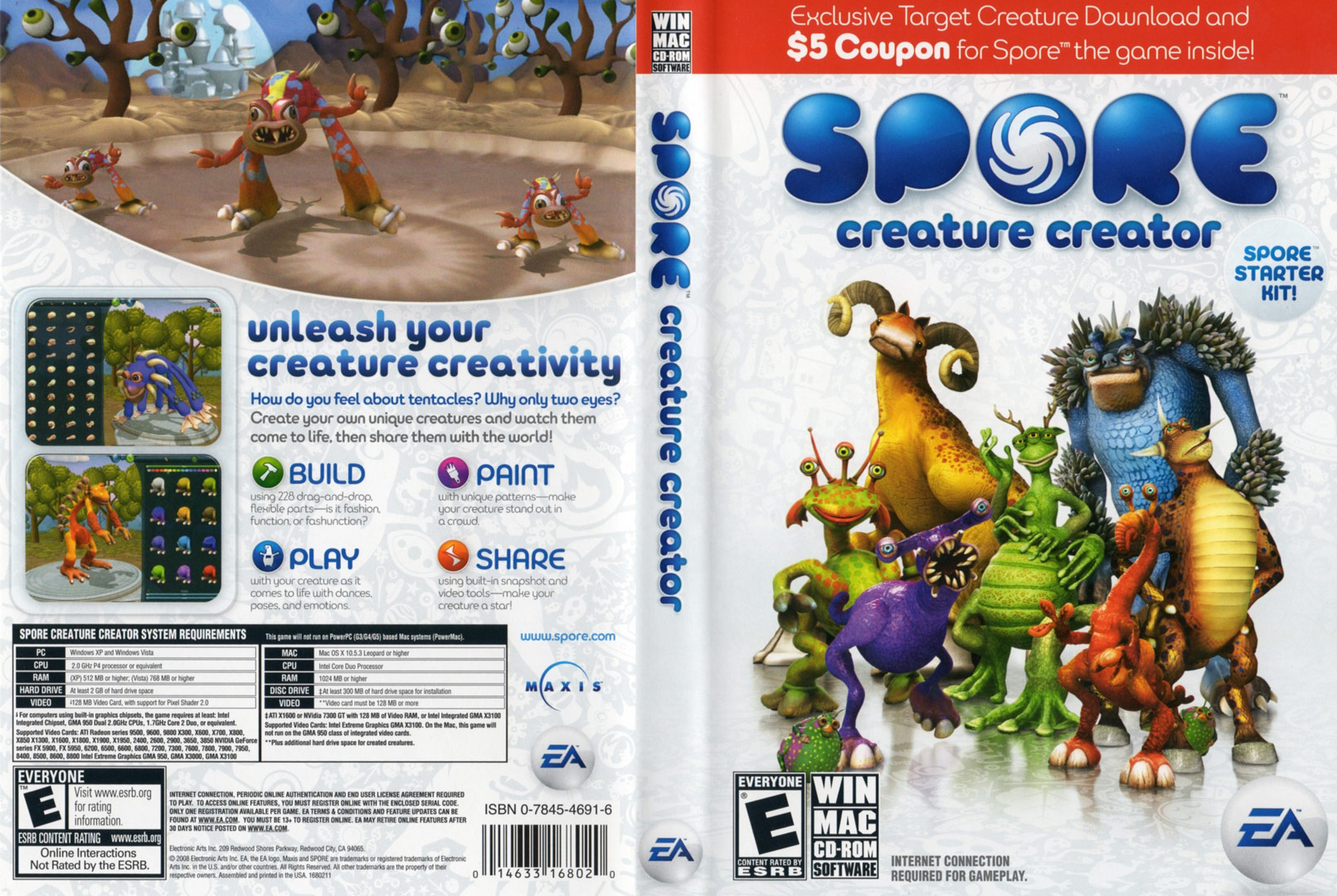 Spore: Creature Creator - DVD obal