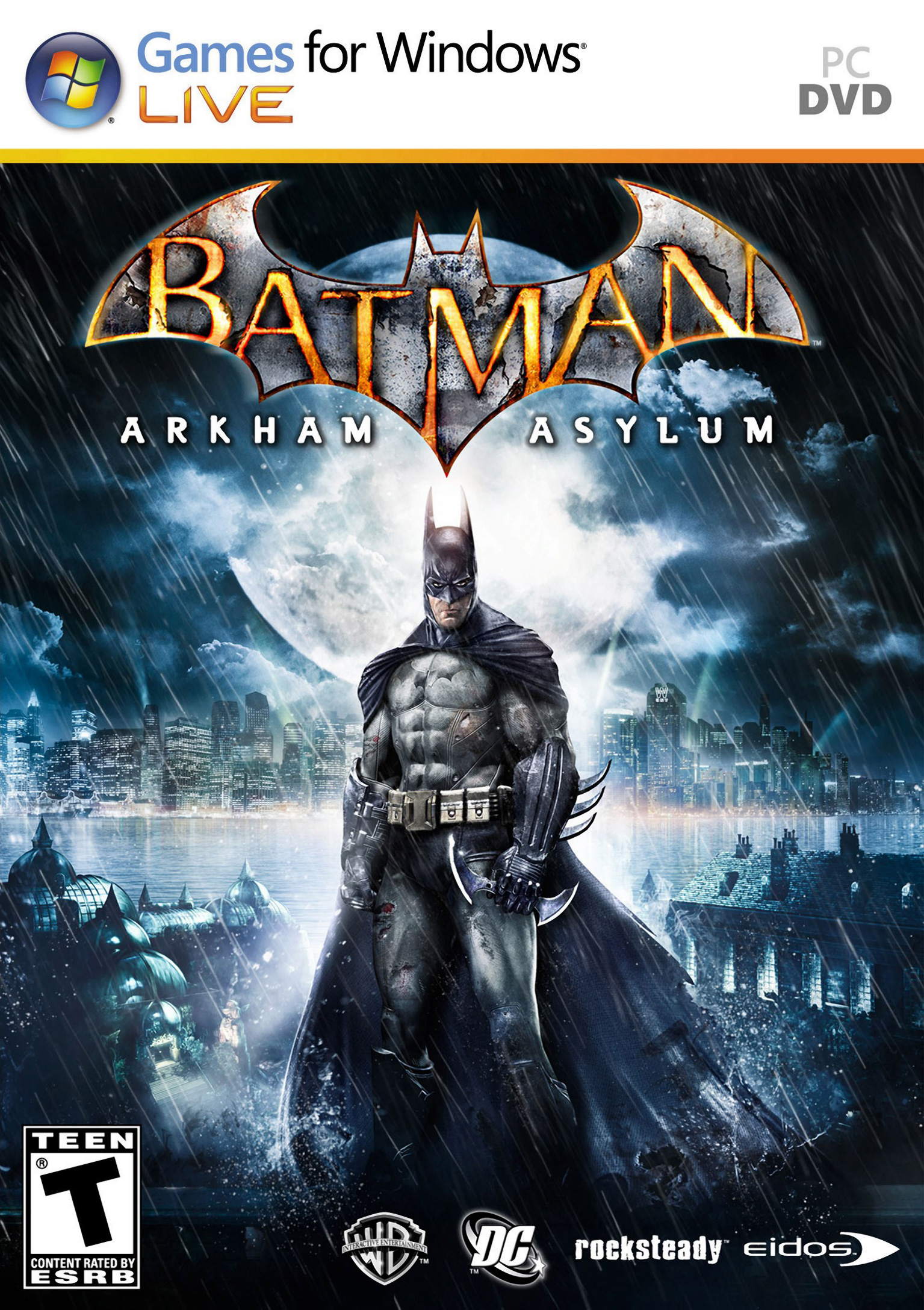 Batman: Arkham Asylum - predn DVD obal