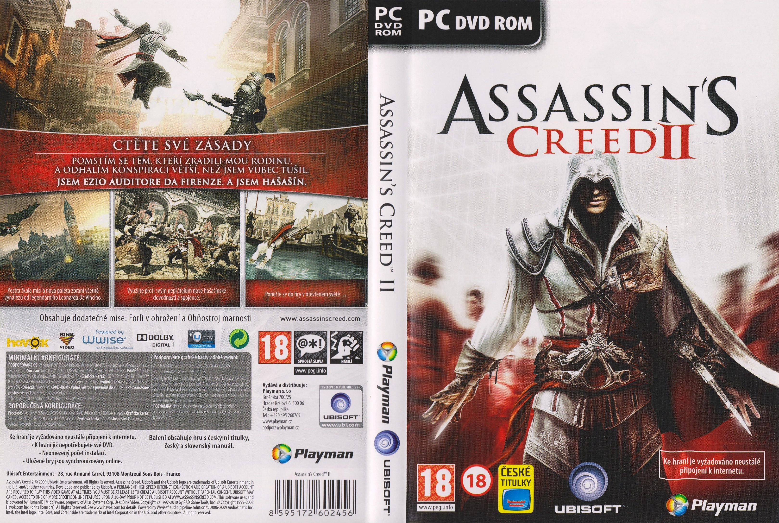 Assassins Creed 2 - DVD obal 2