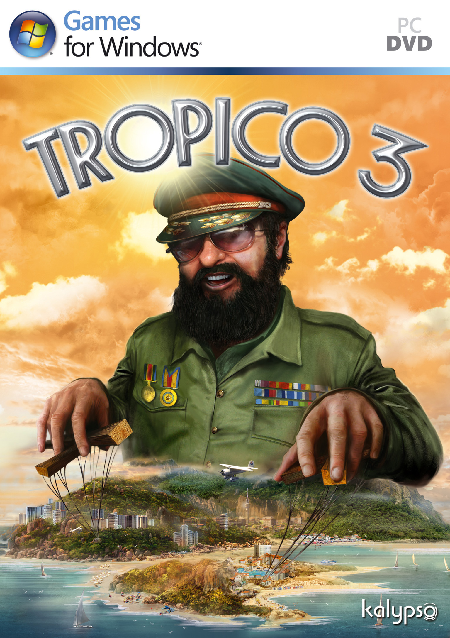 Tropico 3 - predn DVD obal