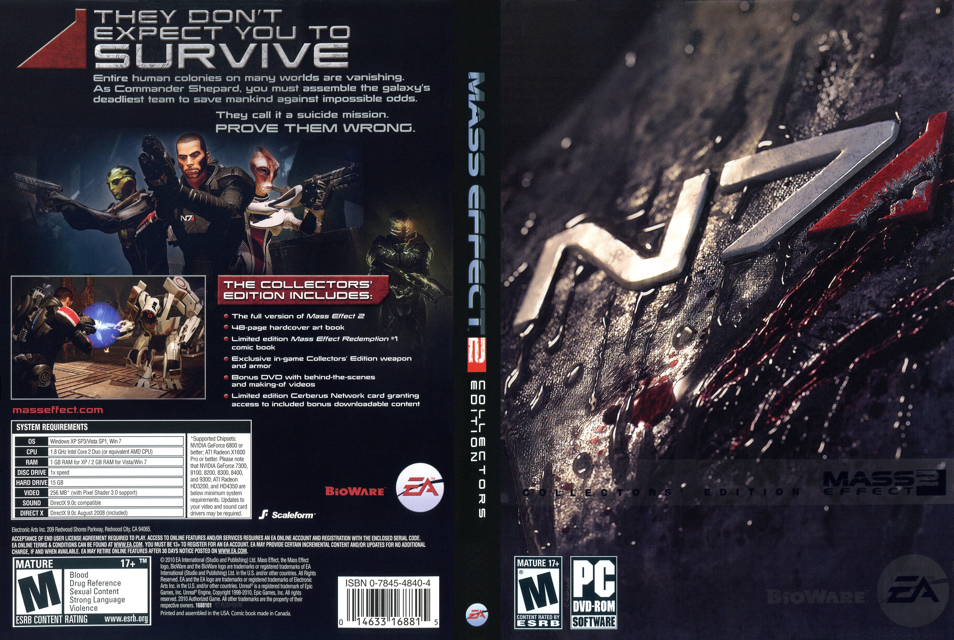 Mass Effect 2 - DVD obal 3
