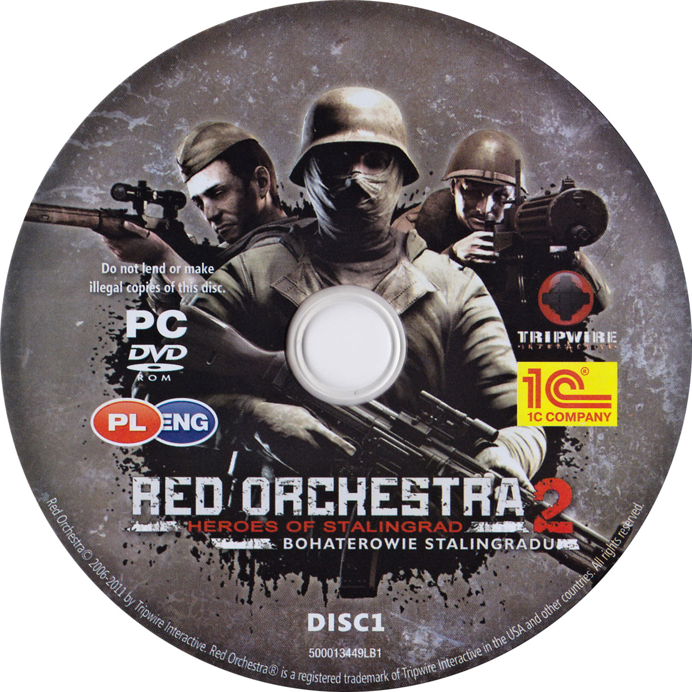 Red Orchestra 2: Heroes of Stalingrad - CD obal