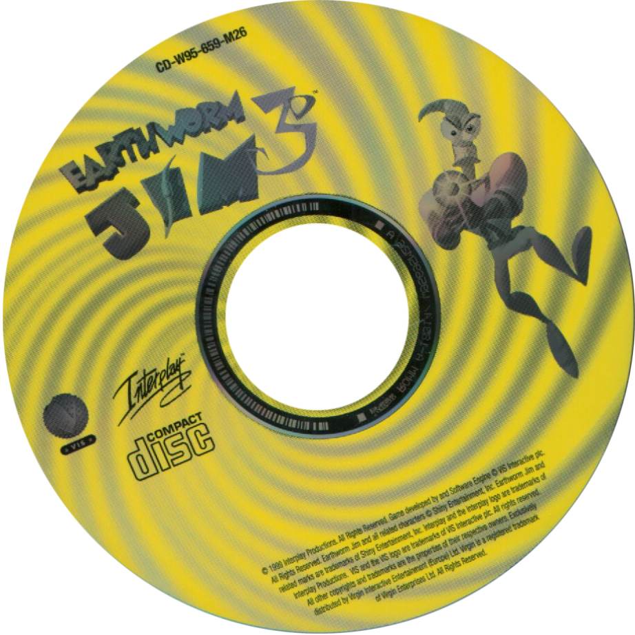 Earthworm Jim 3D - CD obal