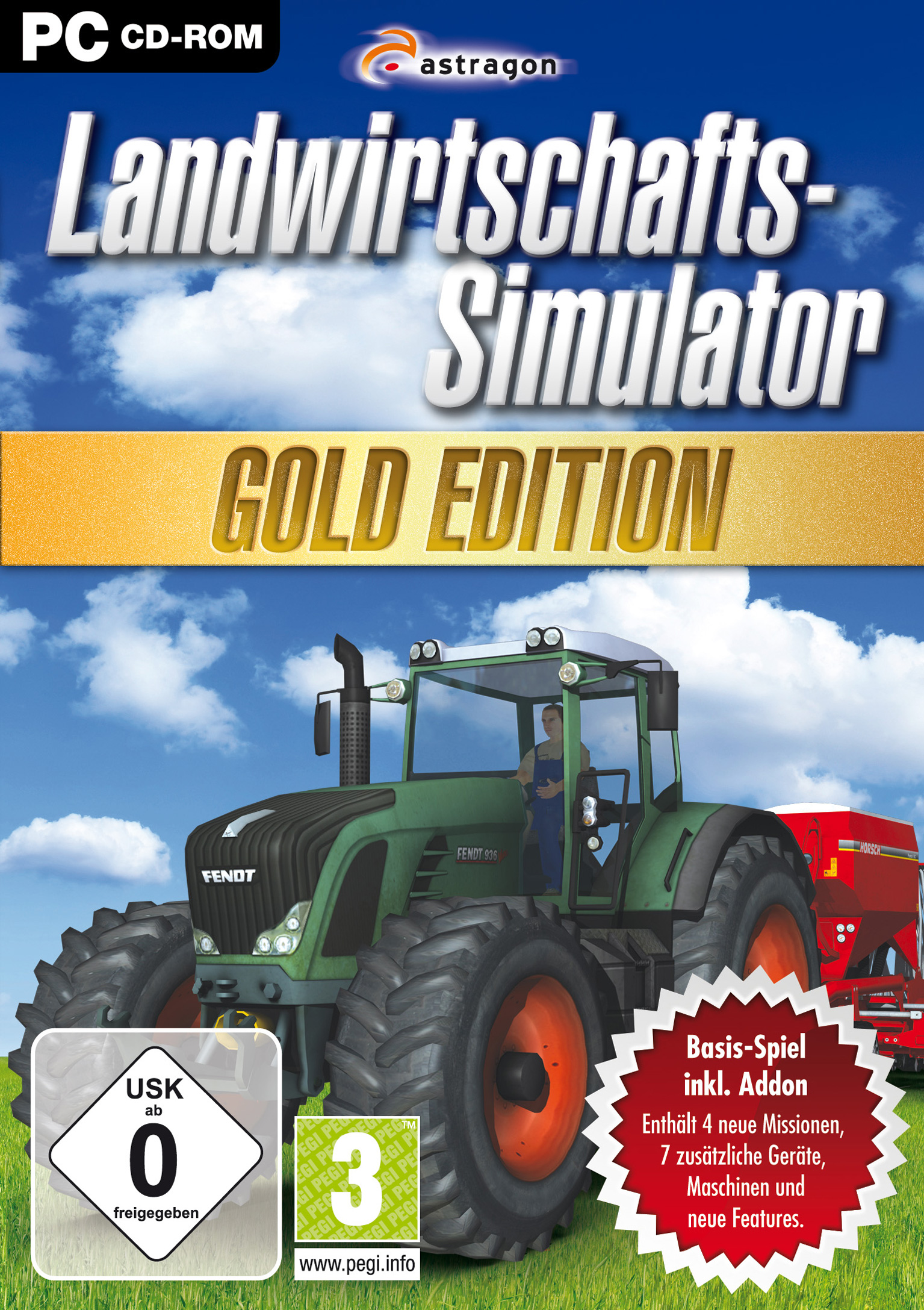 Farming Simulator 2009: Gold Edition - predn DVD obal