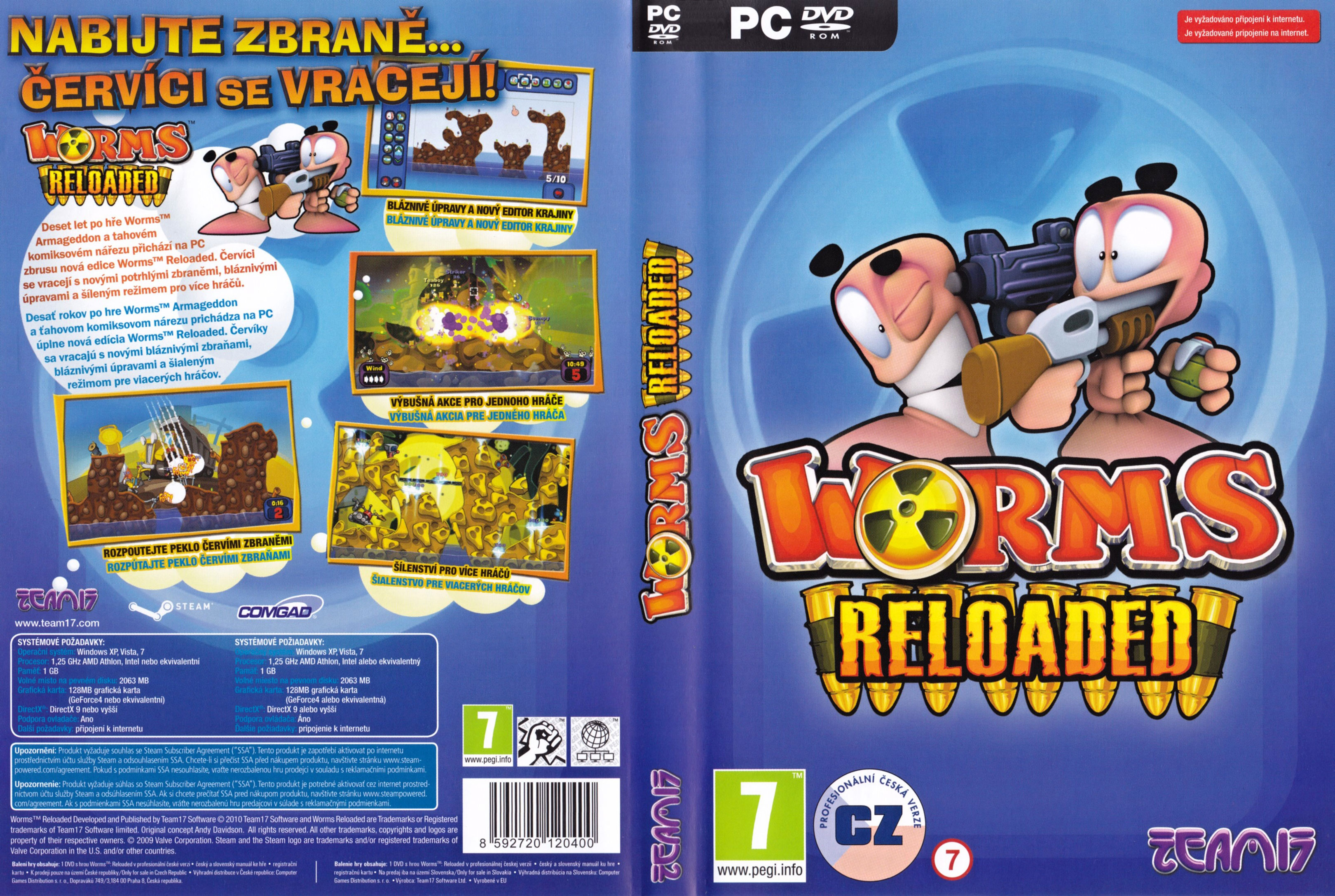 Worms Reloaded - DVD obal