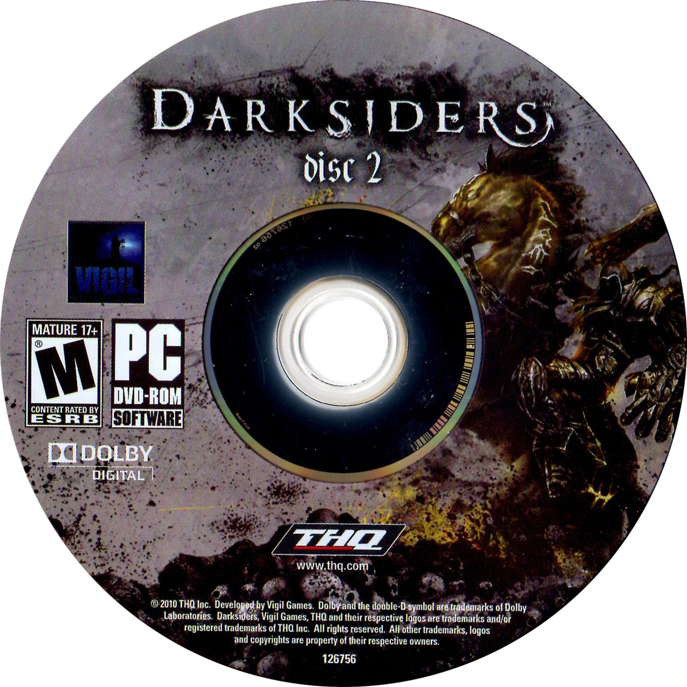 Darksiders: Wrath of War - CD obal 2