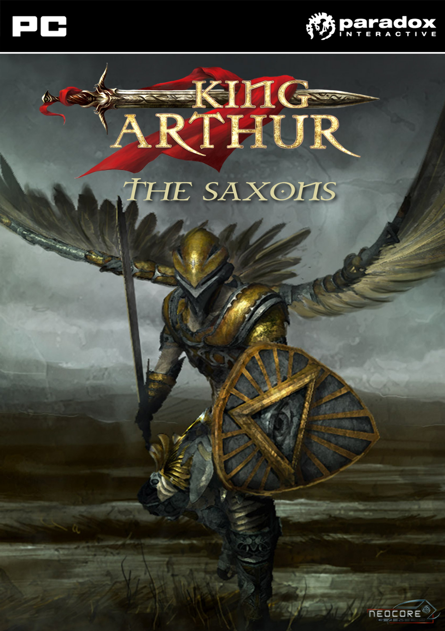 King Arthur: The Saxons - predn DVD obal