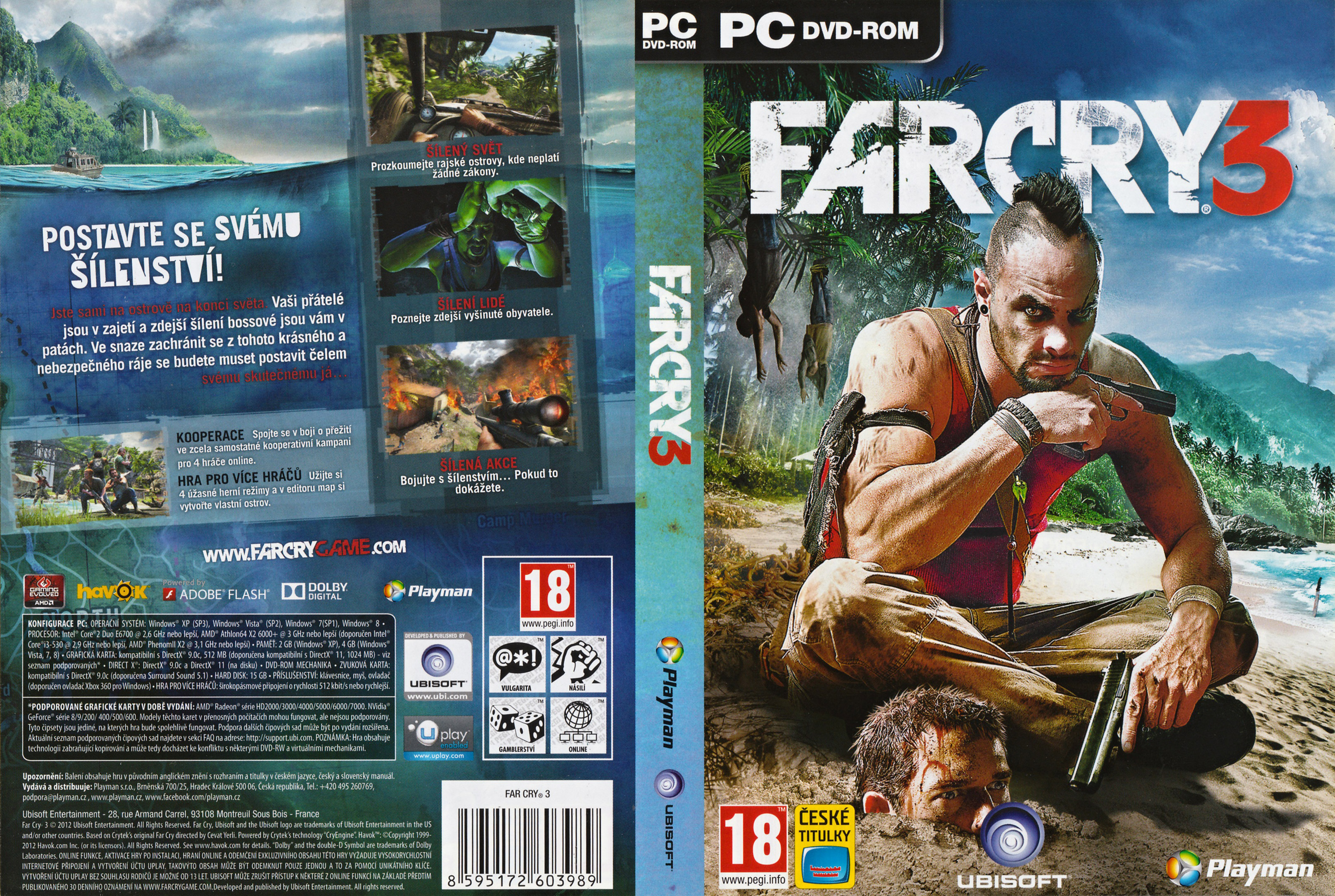 Far Cry 3 - DVD obal 2