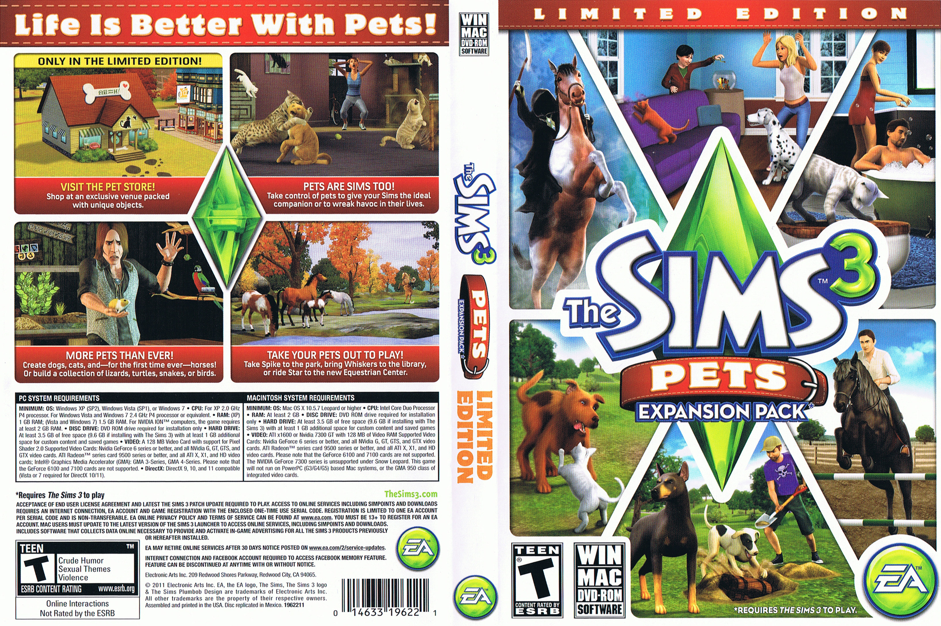 The Sims 3: Pets - DVD obal 2