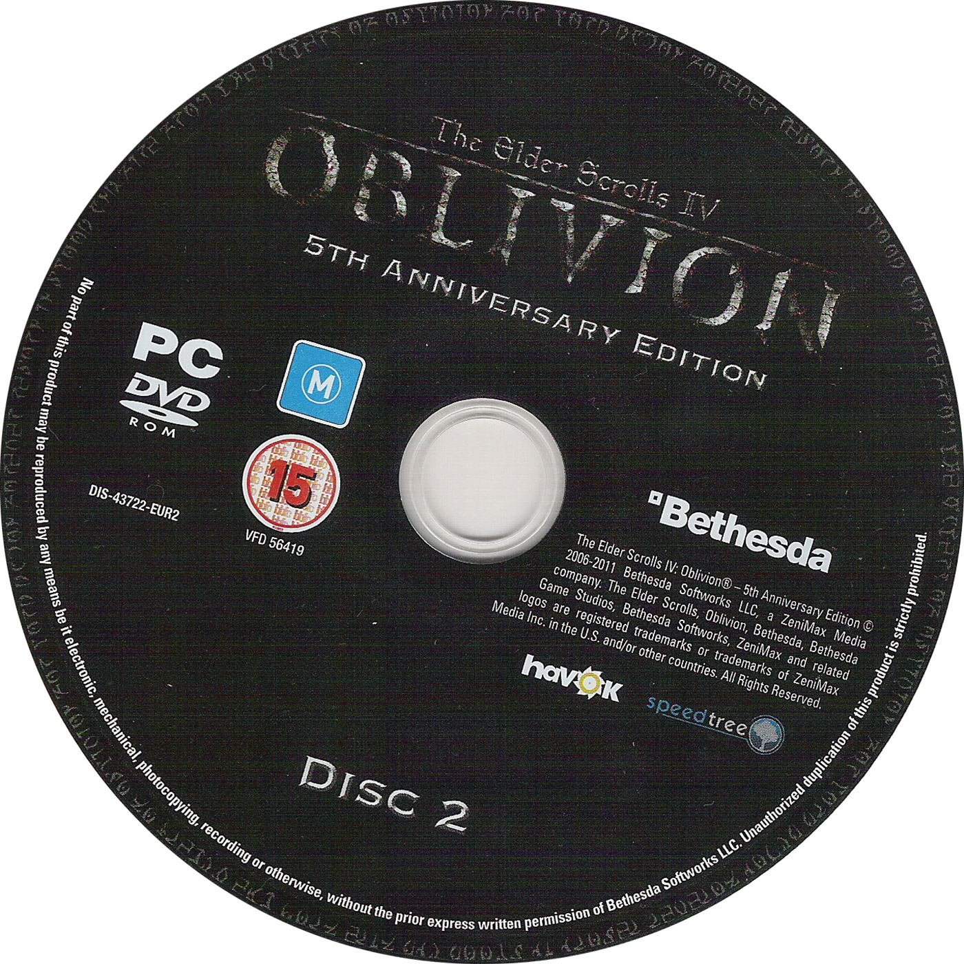 The Elder Scrolls IV: Oblivion (5th Anniversary Edition) - CD obal 2