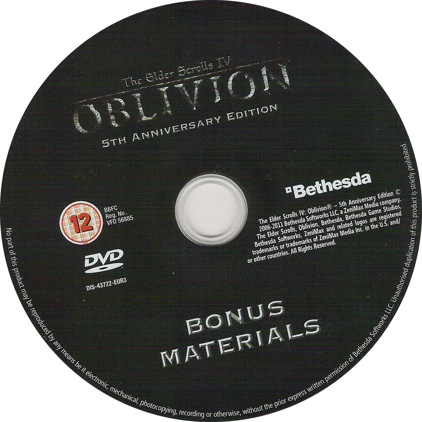 The Elder Scrolls IV: Oblivion (5th Anniversary Edition) - CD obal 3