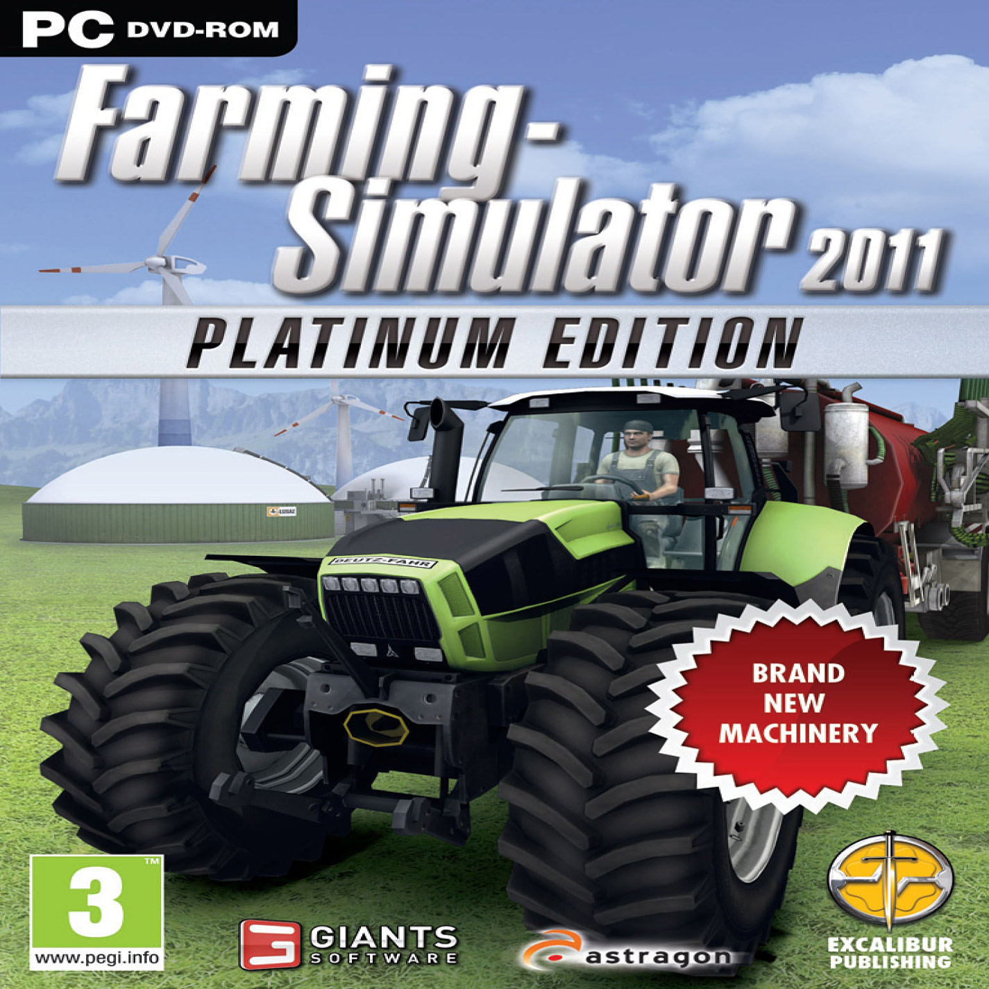 Farming Simulator 2011: Platinum Edition - predn CD obal
