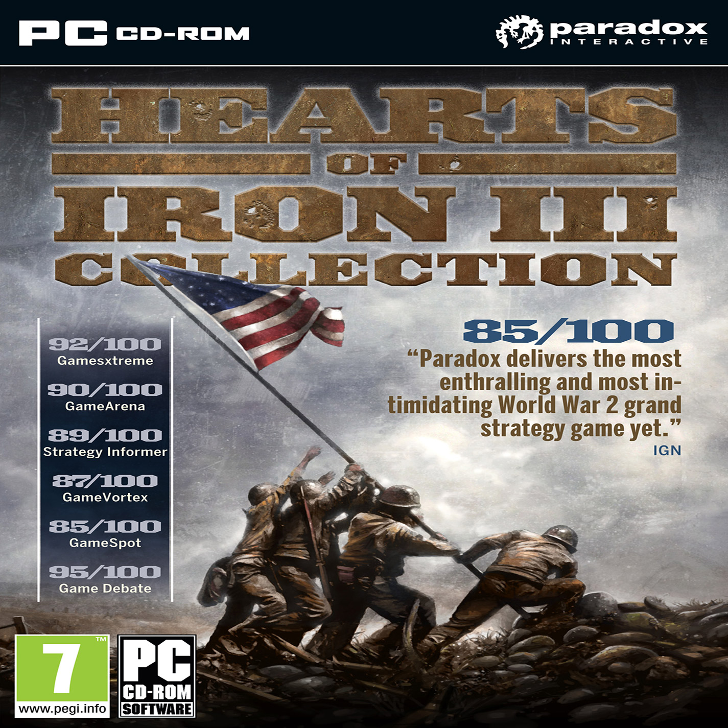 Hearts of Iron 3: Collection - predn CD obal