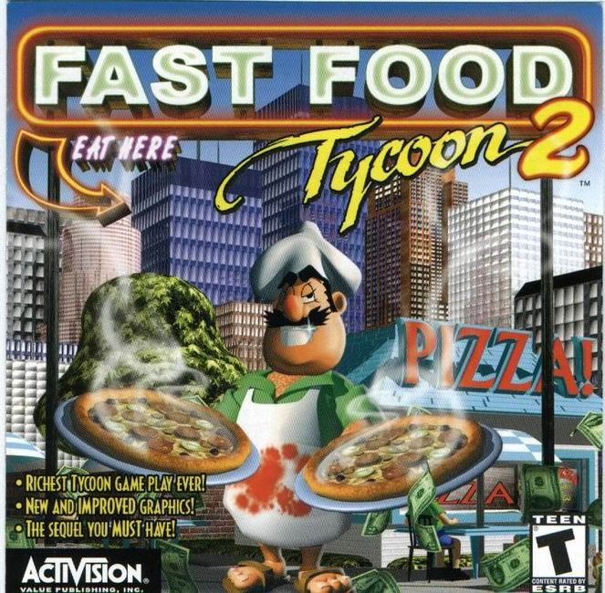 Fast Food Tycoon 2 - predn CD obal