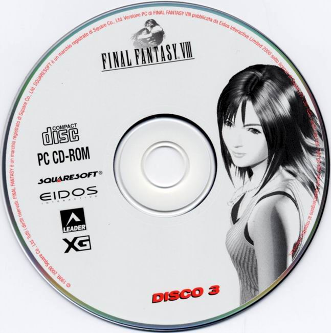 Final Fantasy VIII - CD obal 3