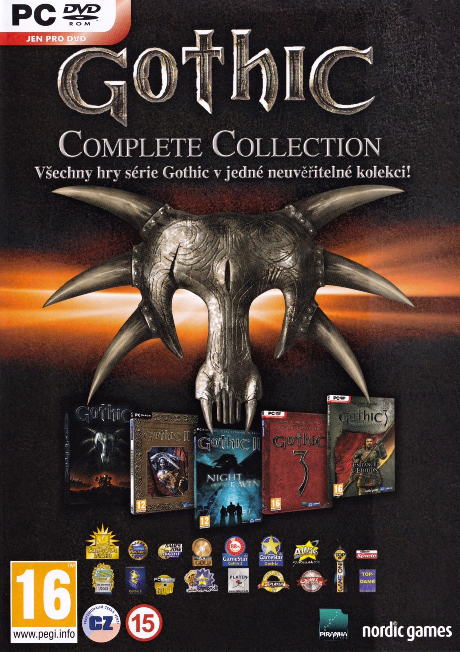 Gothic Complete Collection - predn DVD obal