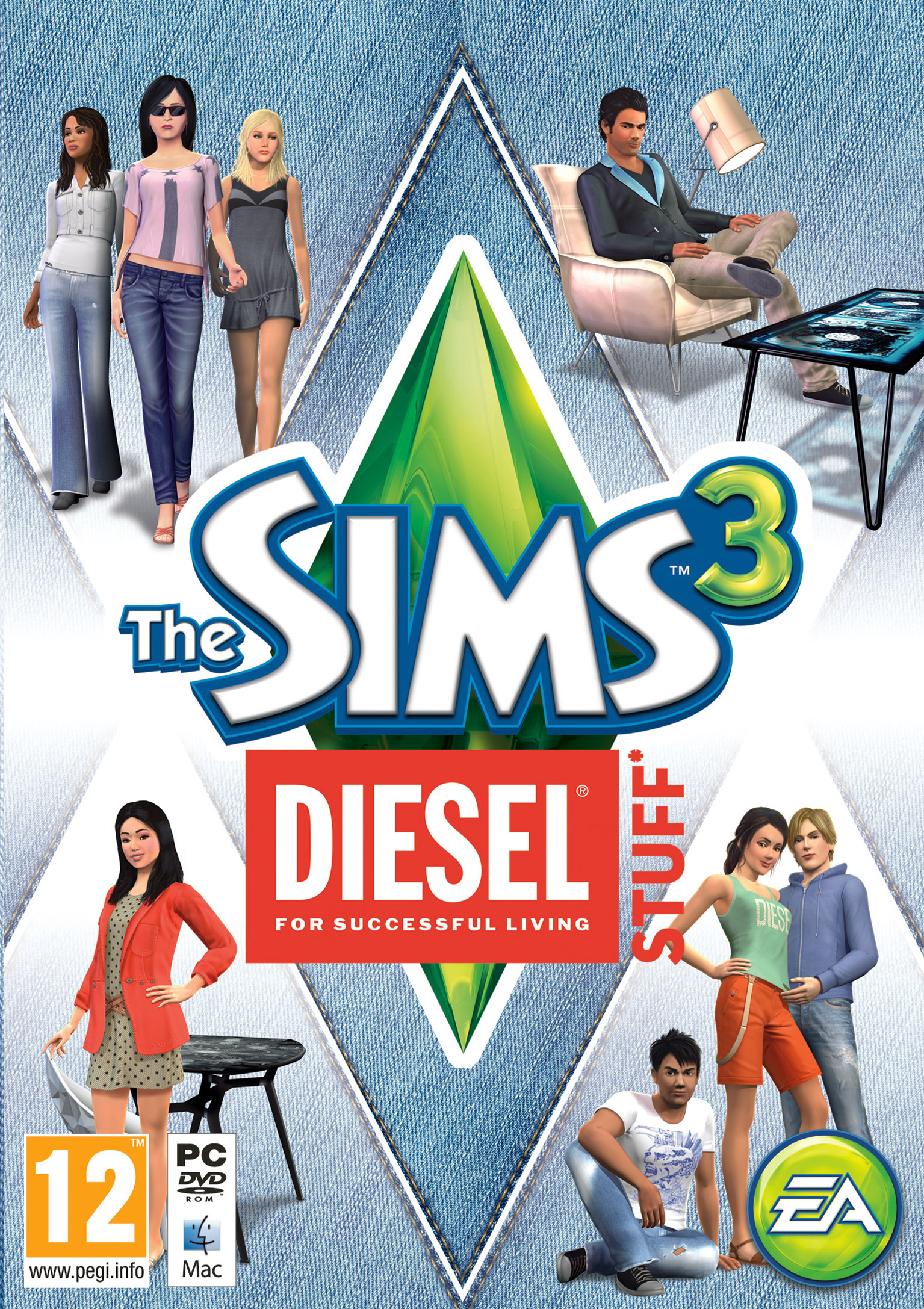 The Sims 3: Diesel Stuff - predn DVD obal
