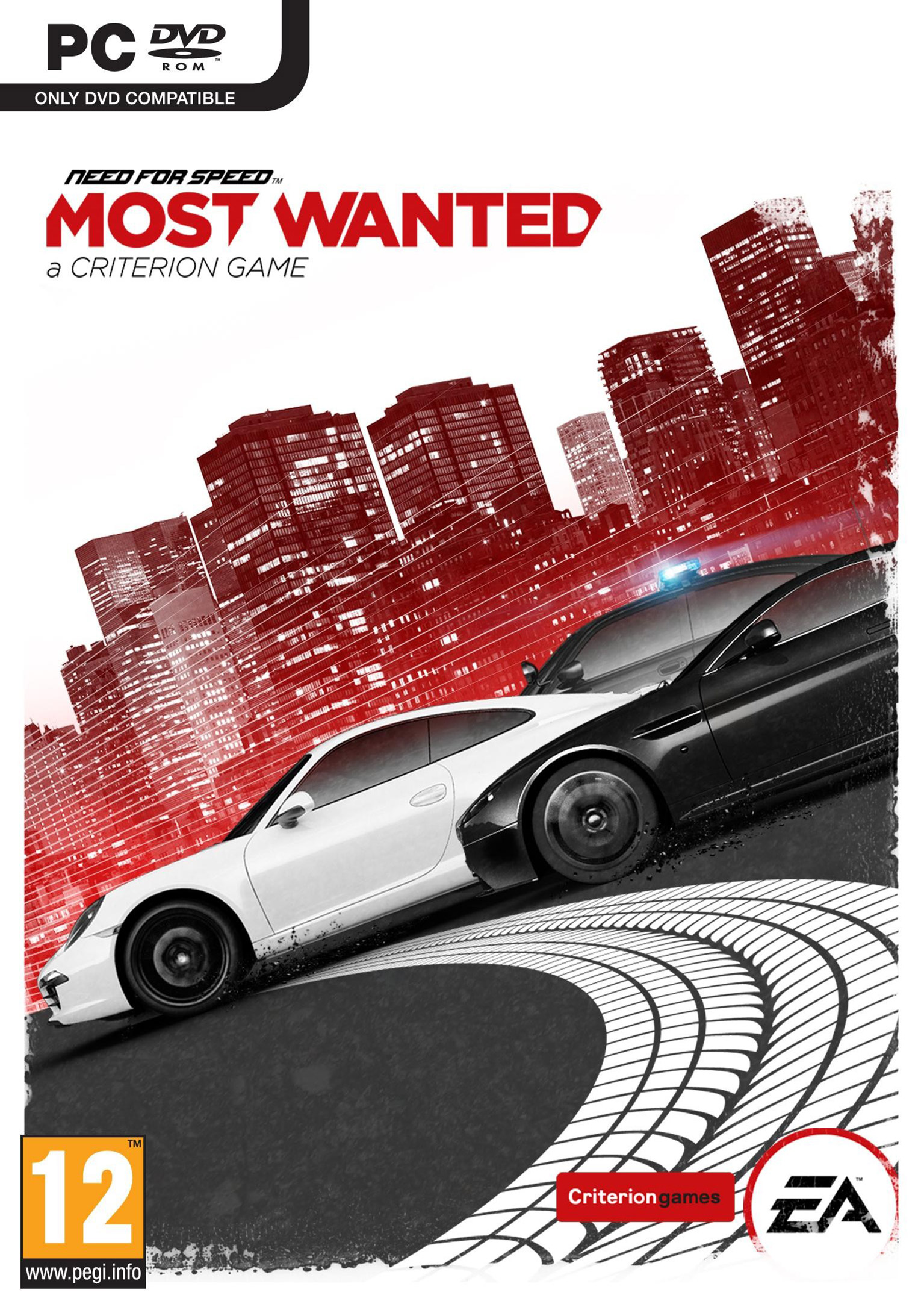 Need for Speed: Most Wanted 2 - predn DVD obal