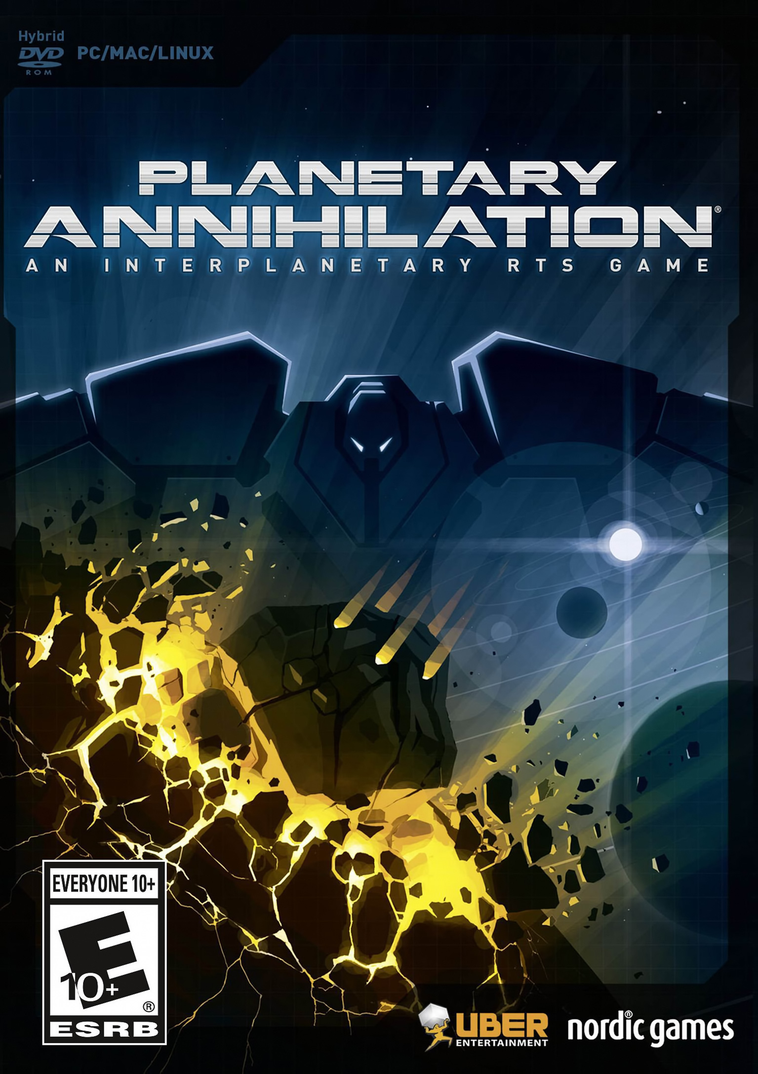 Planetary Annihilation - predn DVD obal