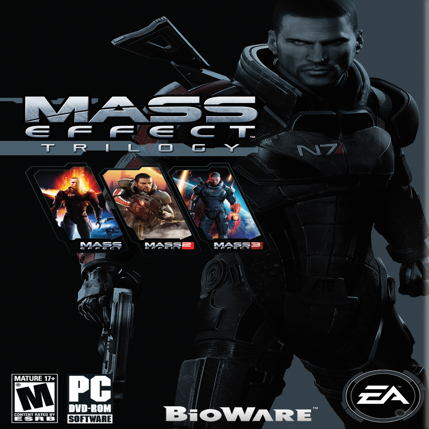Mass Effect Trilogy - predn CD obal