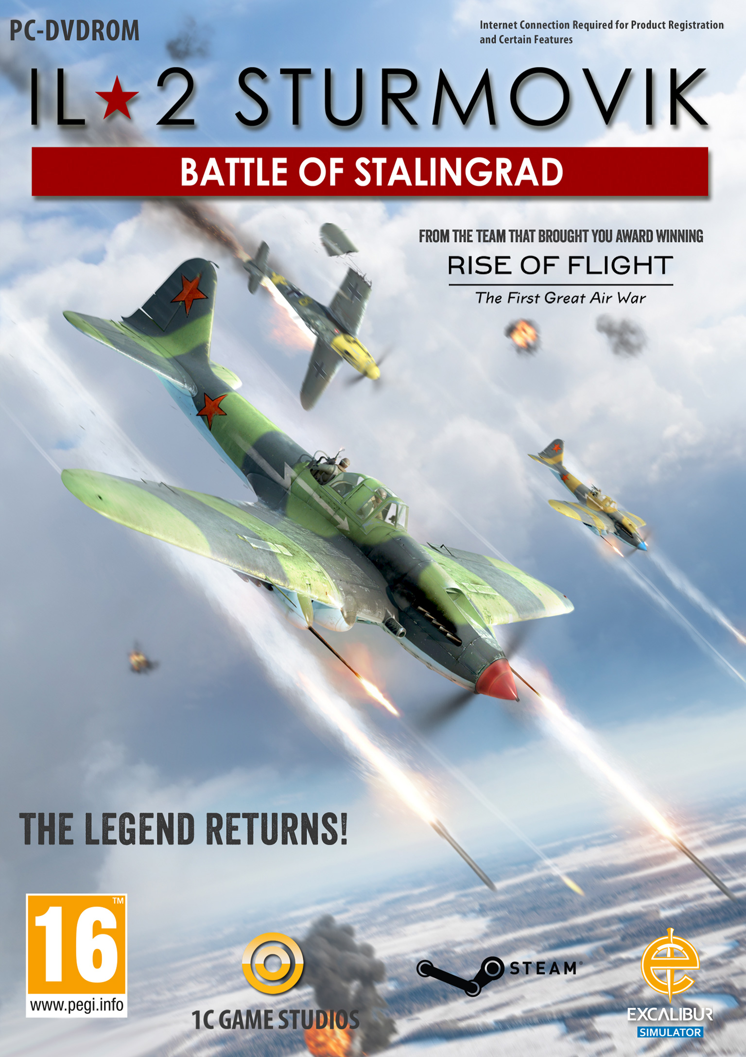 IL-2 Sturmovik: Battle of Stalingrad - predn DVD obal