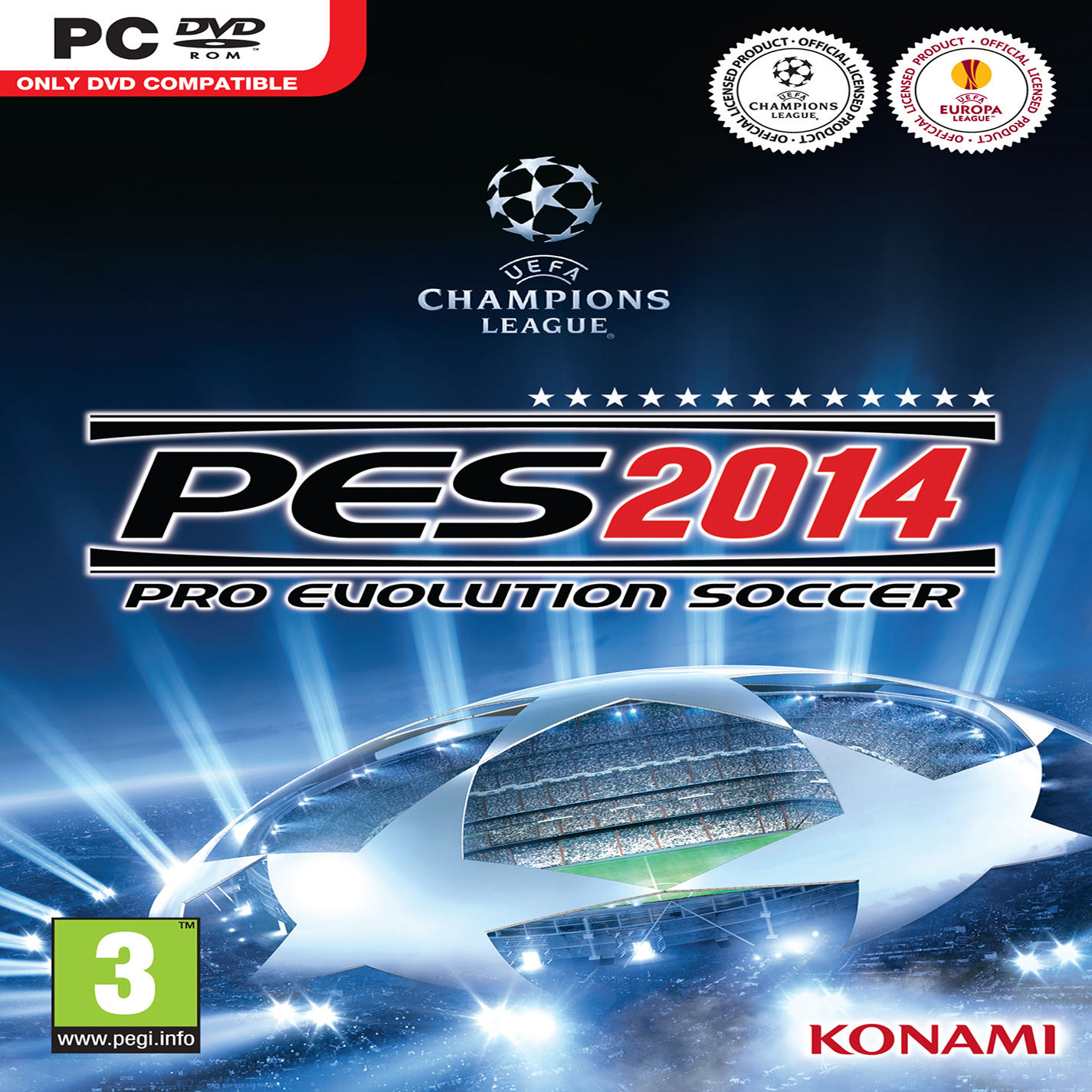 Pro Evolution Soccer 2014 - predn CD obal