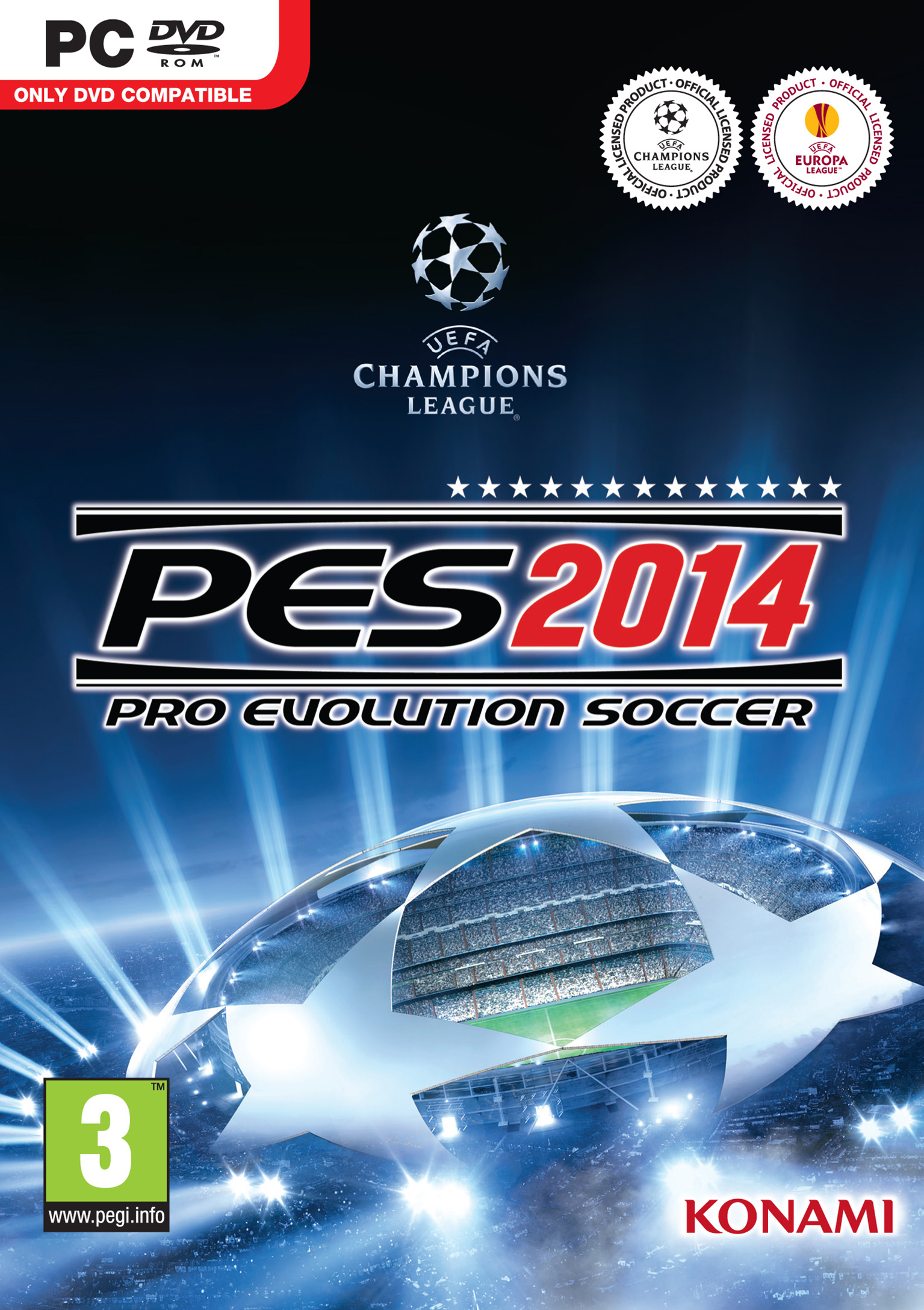 Pro Evolution Soccer 2014 - predn DVD obal