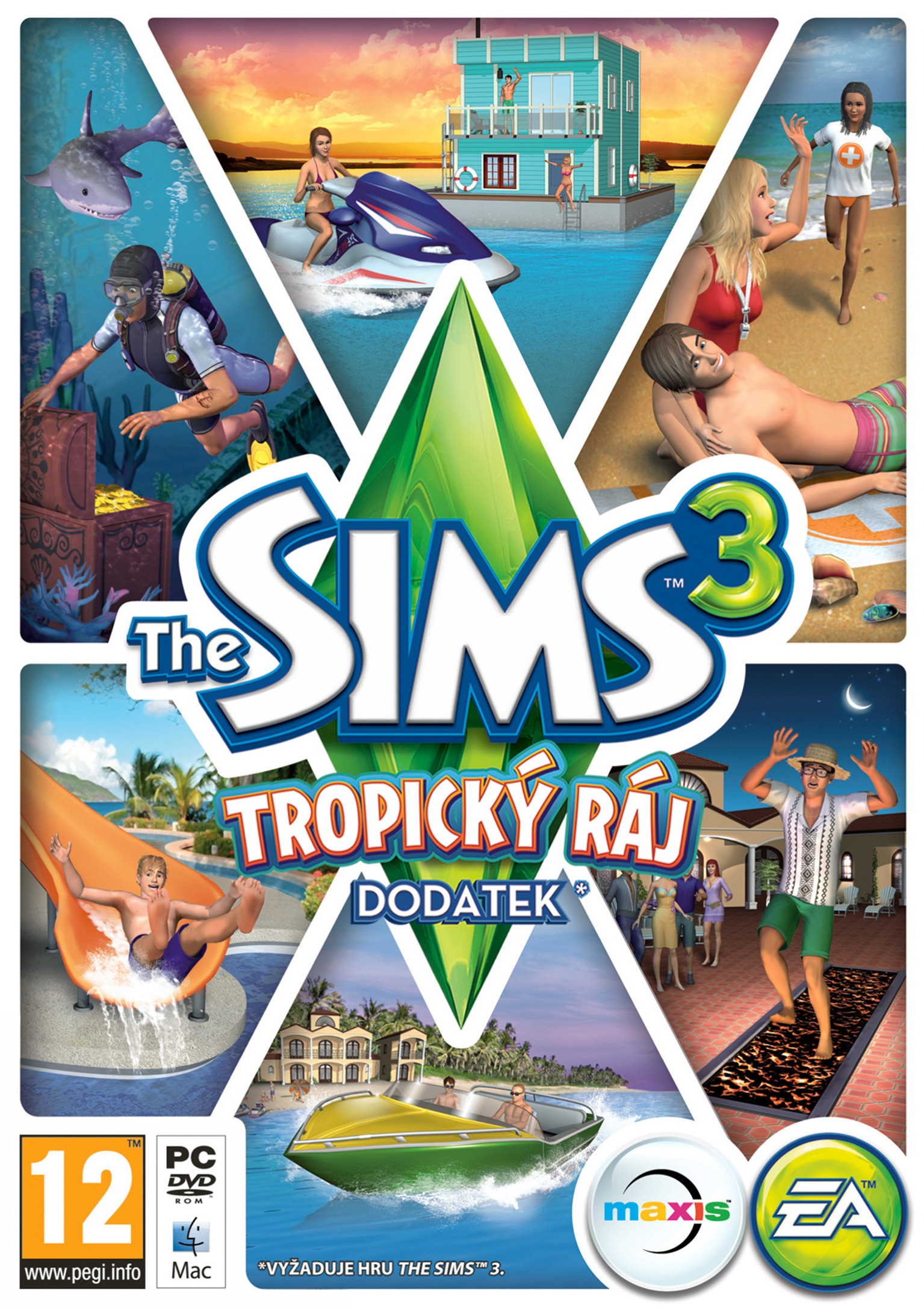 The Sims 3: Island Paradise - predn DVD obal