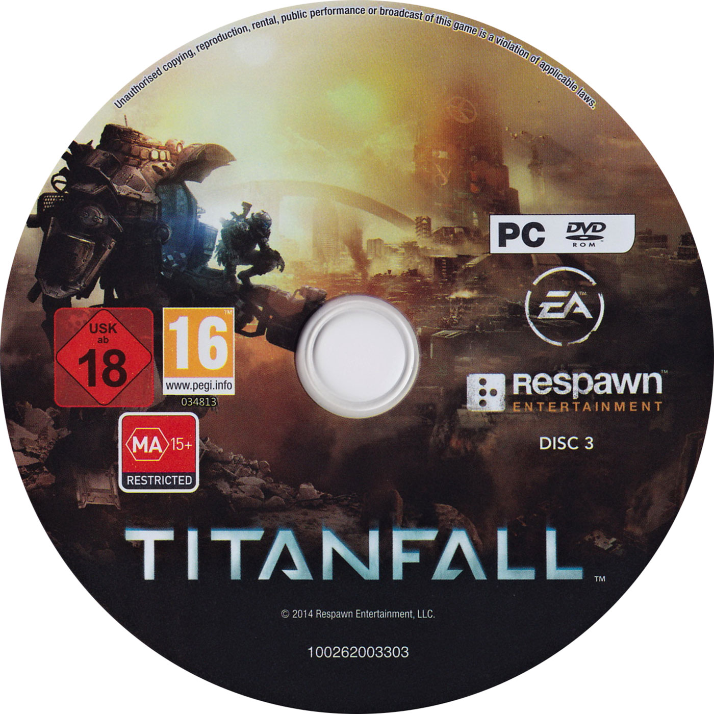 Titanfall - CD obal 3