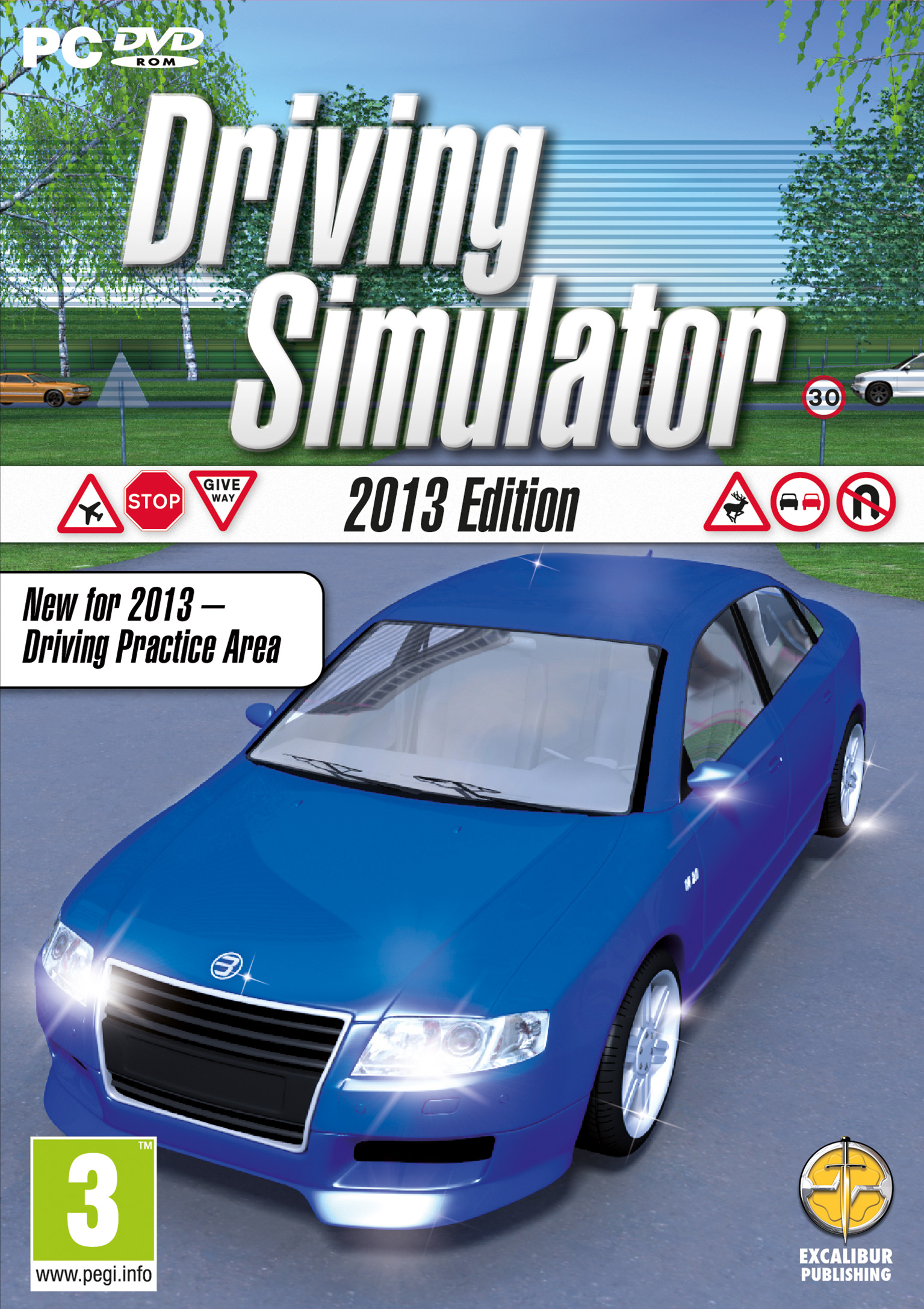 Driving Simulator 2013 - predn DVD obal