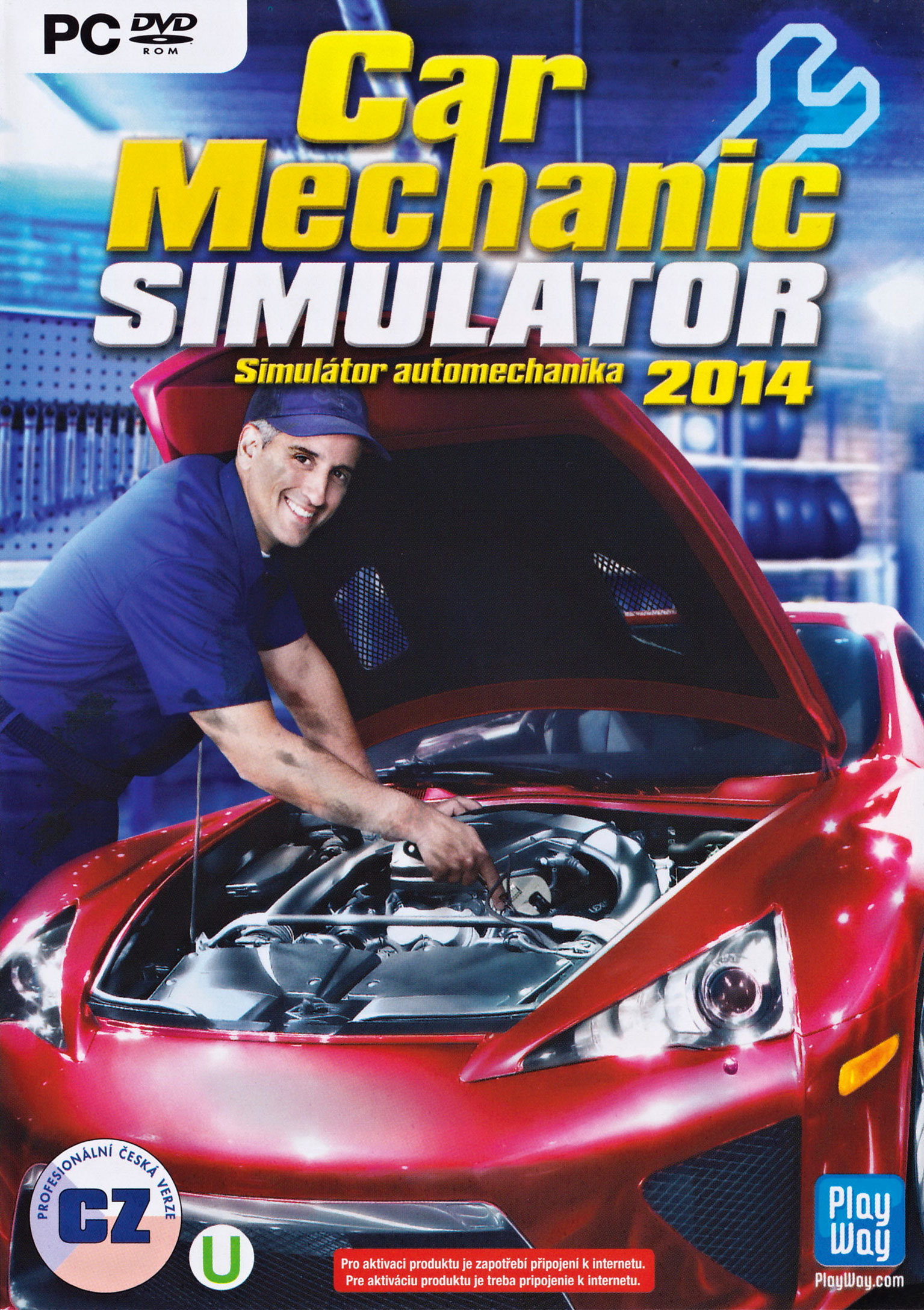 Car Mechanic Simulator 2014 - predn DVD obal