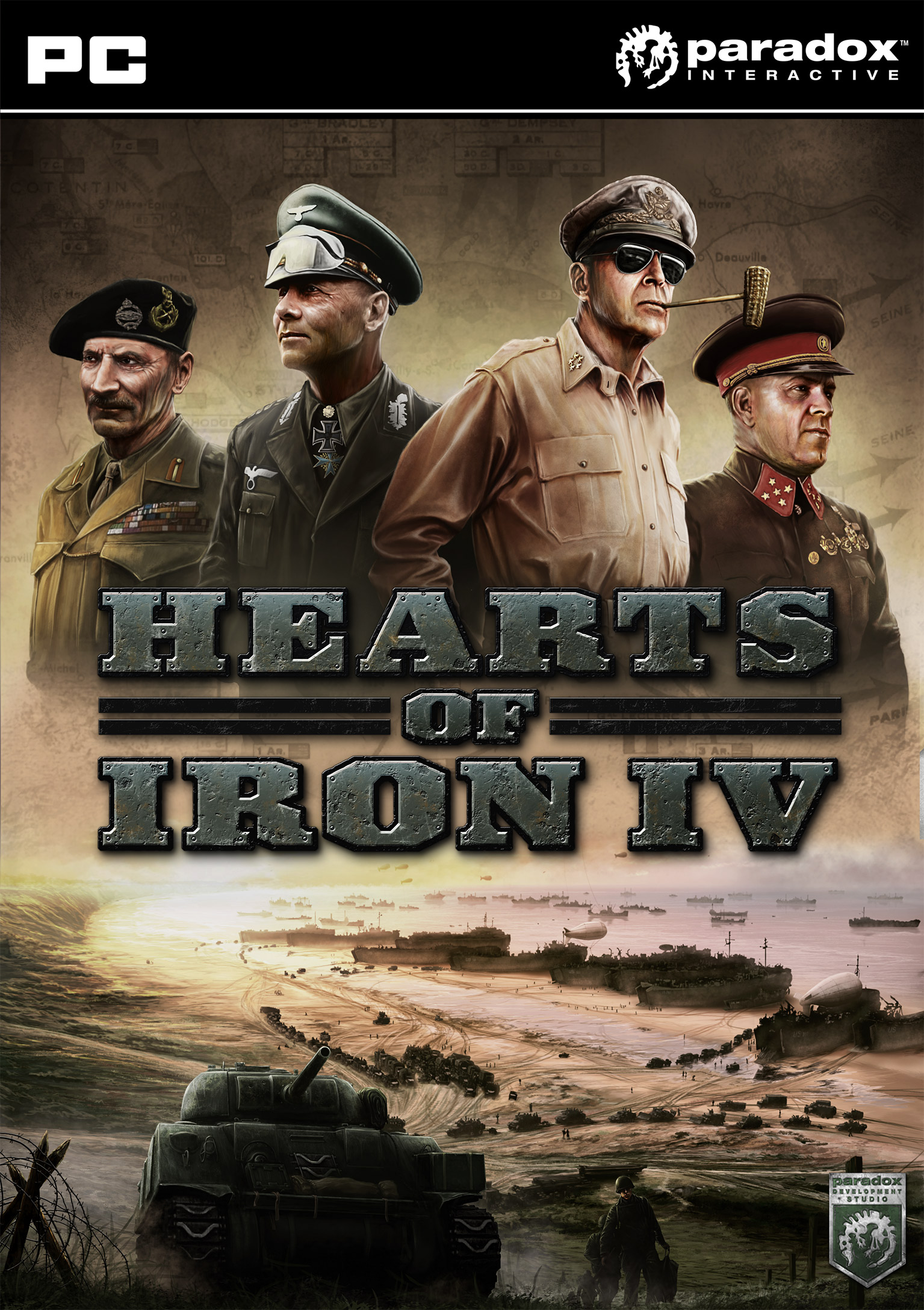 Hearts of Iron IV - predn DVD obal