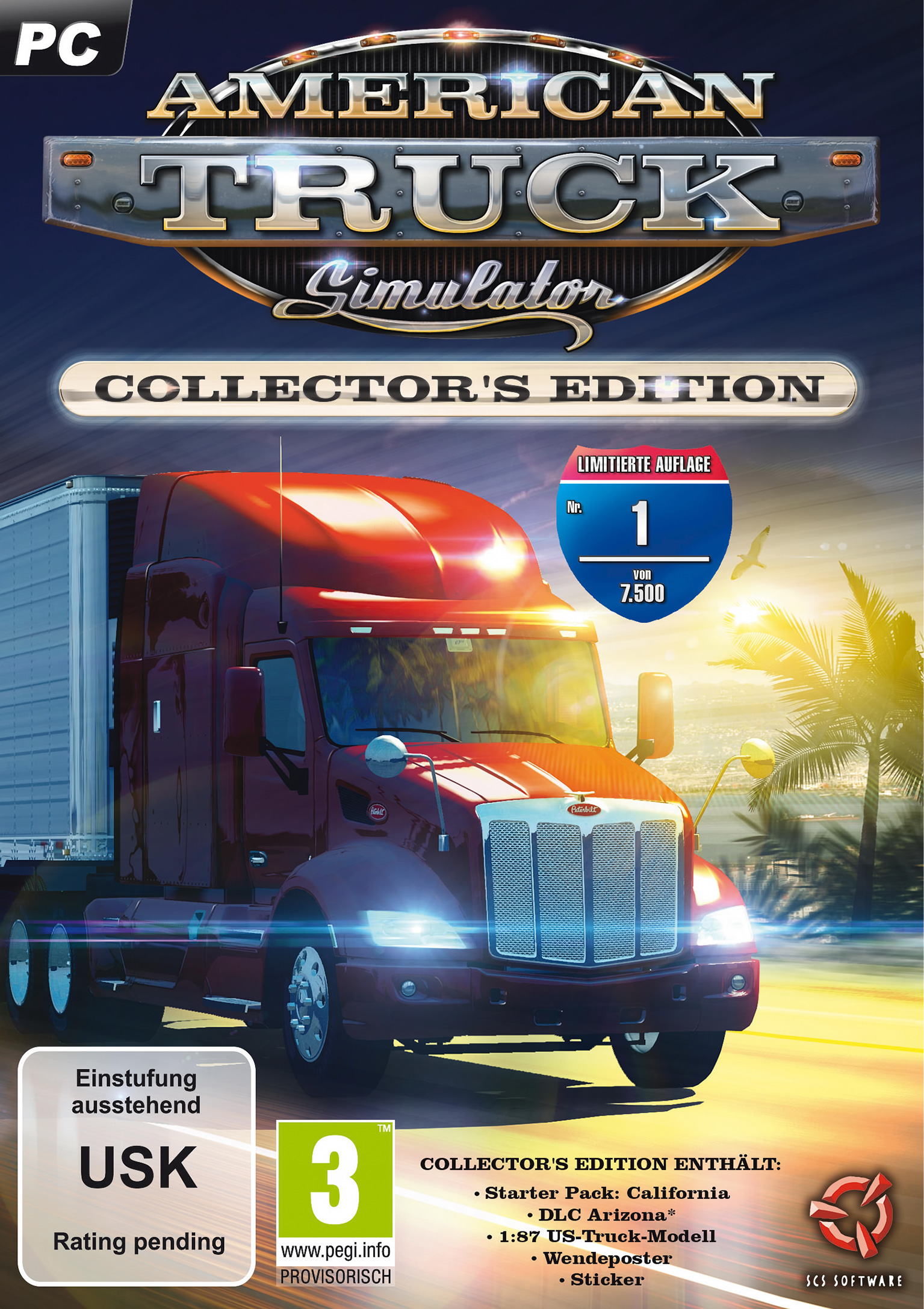 American Truck Simulator - predn DVD obal 2