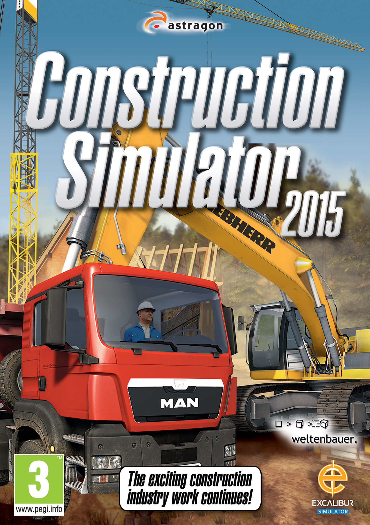 Construction Simulator 2015 - predn DVD obal