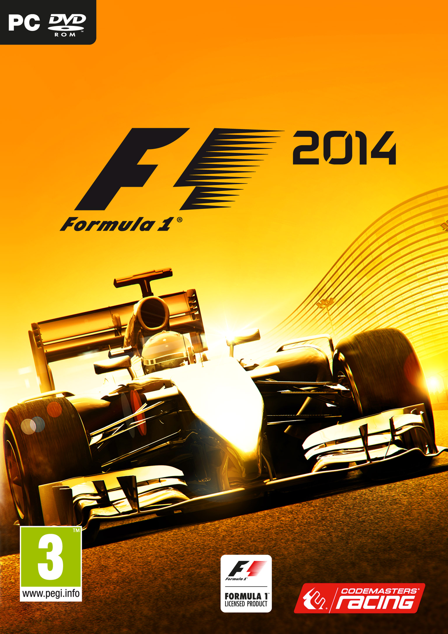 F1 2014 - predn DVD obal