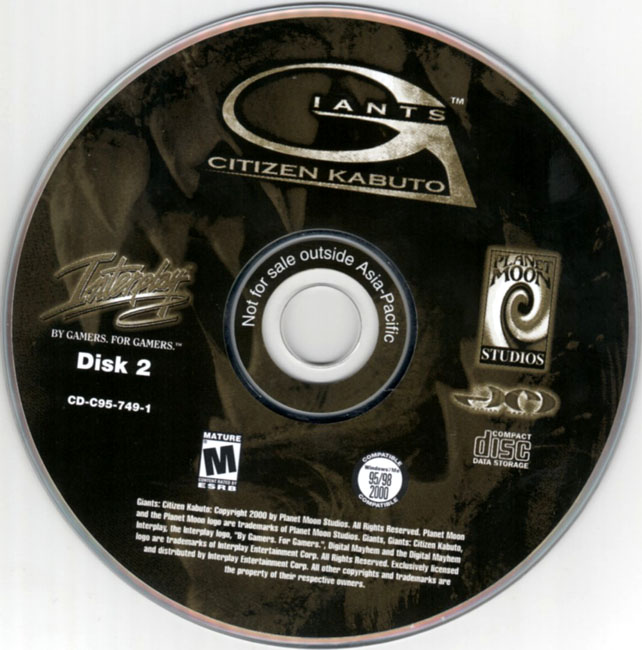 Giants: Citizen Kabuto - CD obal 2