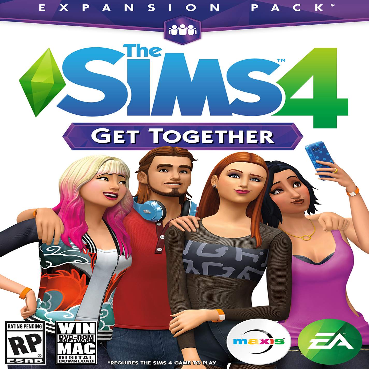 The Sims 4: Get Together - predn CD obal