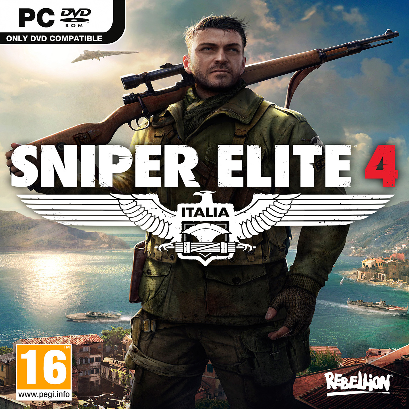 Sniper Elite 4 - predný CD obal