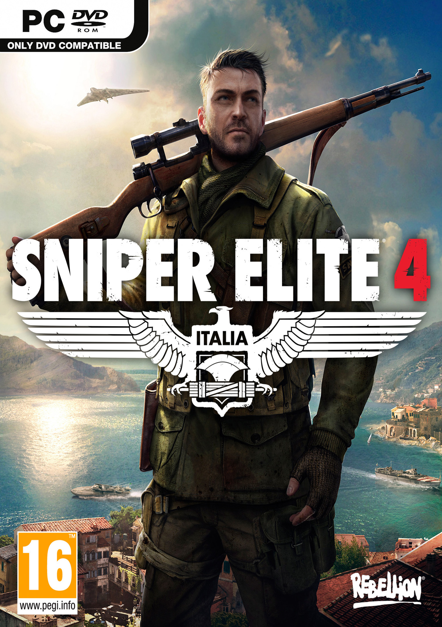 Sniper Elite 4 - predný DVD obal