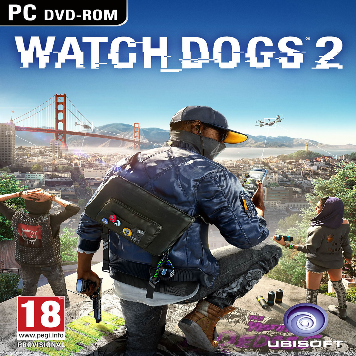 Watch Dogs 2 - predn CD obal