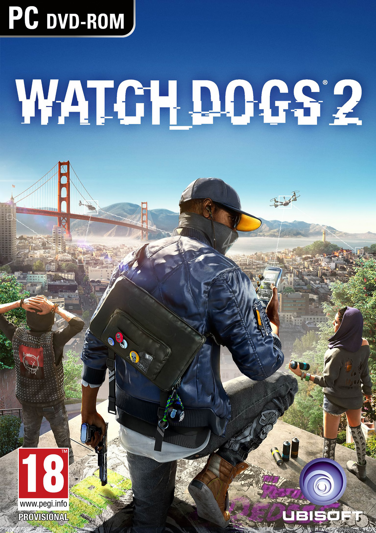 Watch Dogs 2 - predn DVD obal