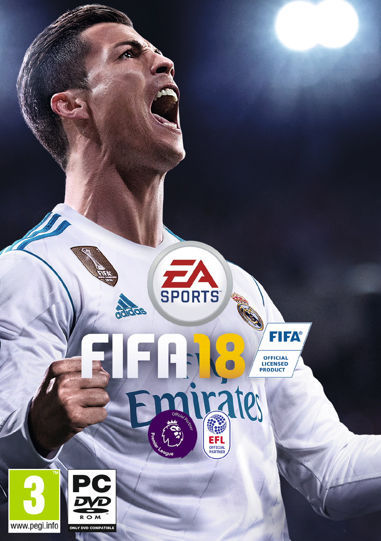 FIFA 18 - predn DVD obal